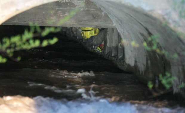 Rescue from canal